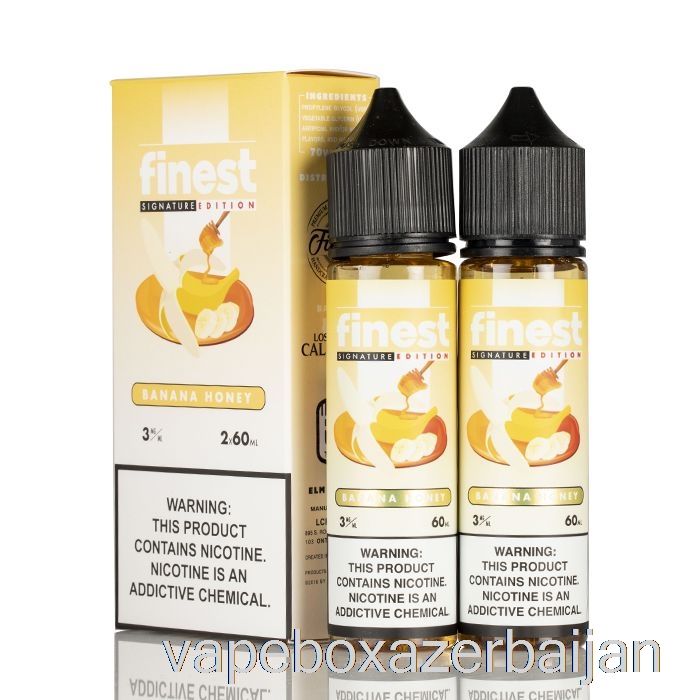 E-Juice Vape Banana Honey - The Finest Signature Edition - 120mL 0mg